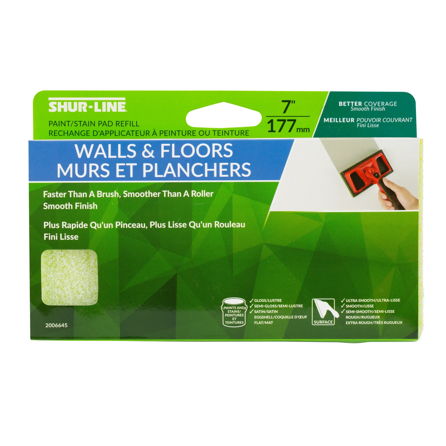 7-Inch Pad Painter Refill for Smooth and Even Paint Application