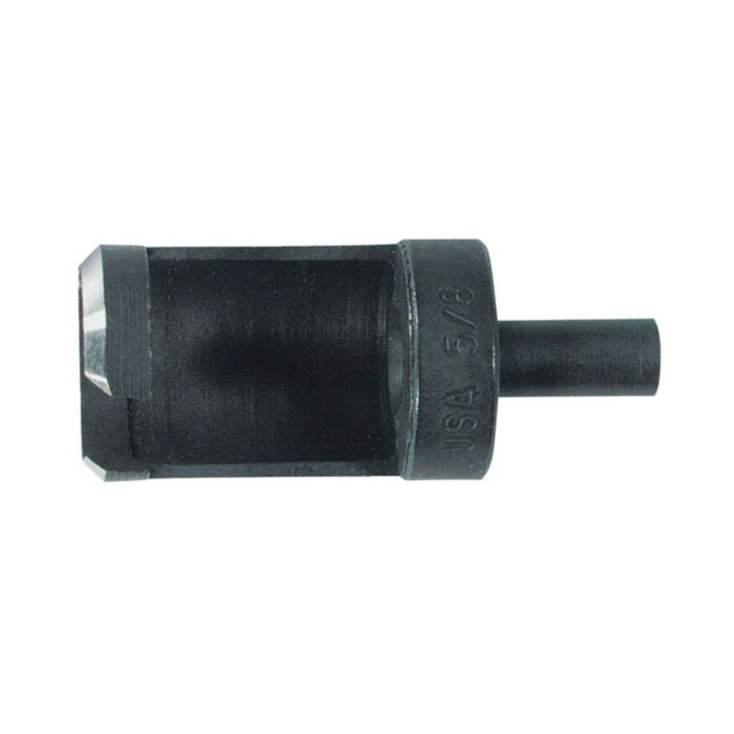 5/8 In. High-carbon Steel Plug Cutter With 1/4 In. Shank For Woodworking