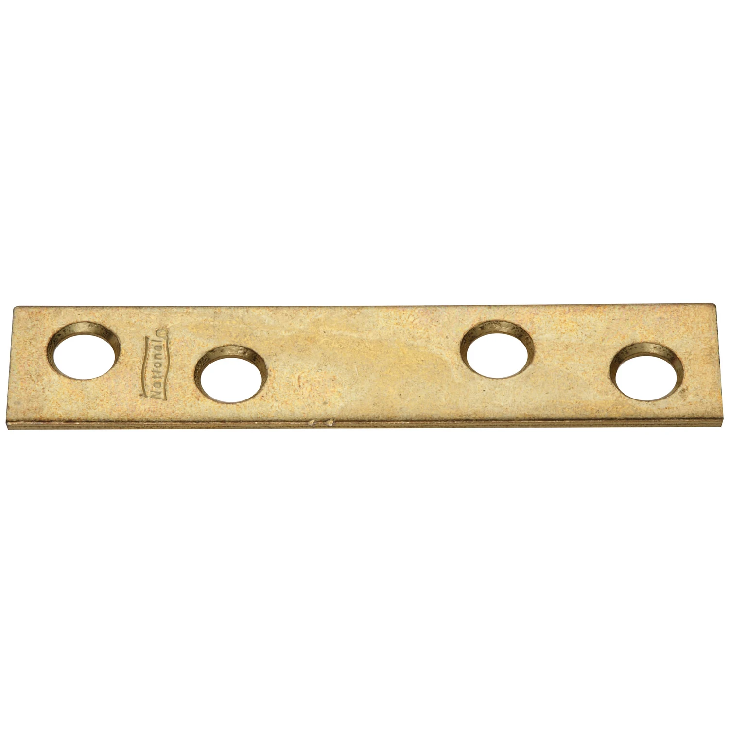 4-Pk., 5/8 x 3-In. Brass Mending Plate