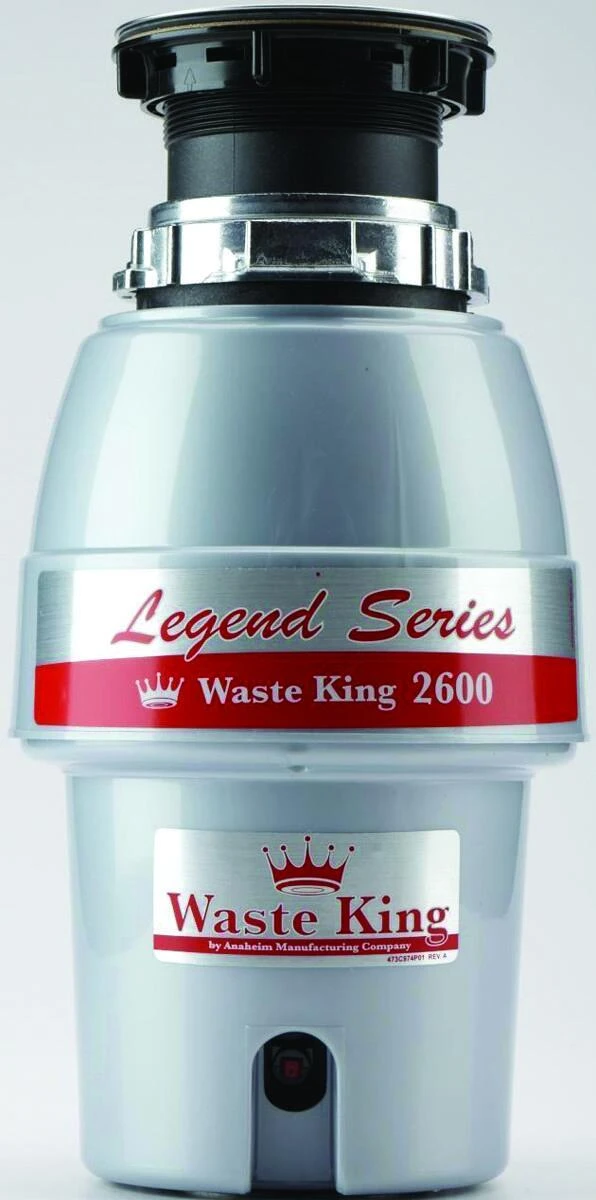 Legend Series 1/2 Hp Continuous Feed Garbage Disposer With 5 Year Warranty