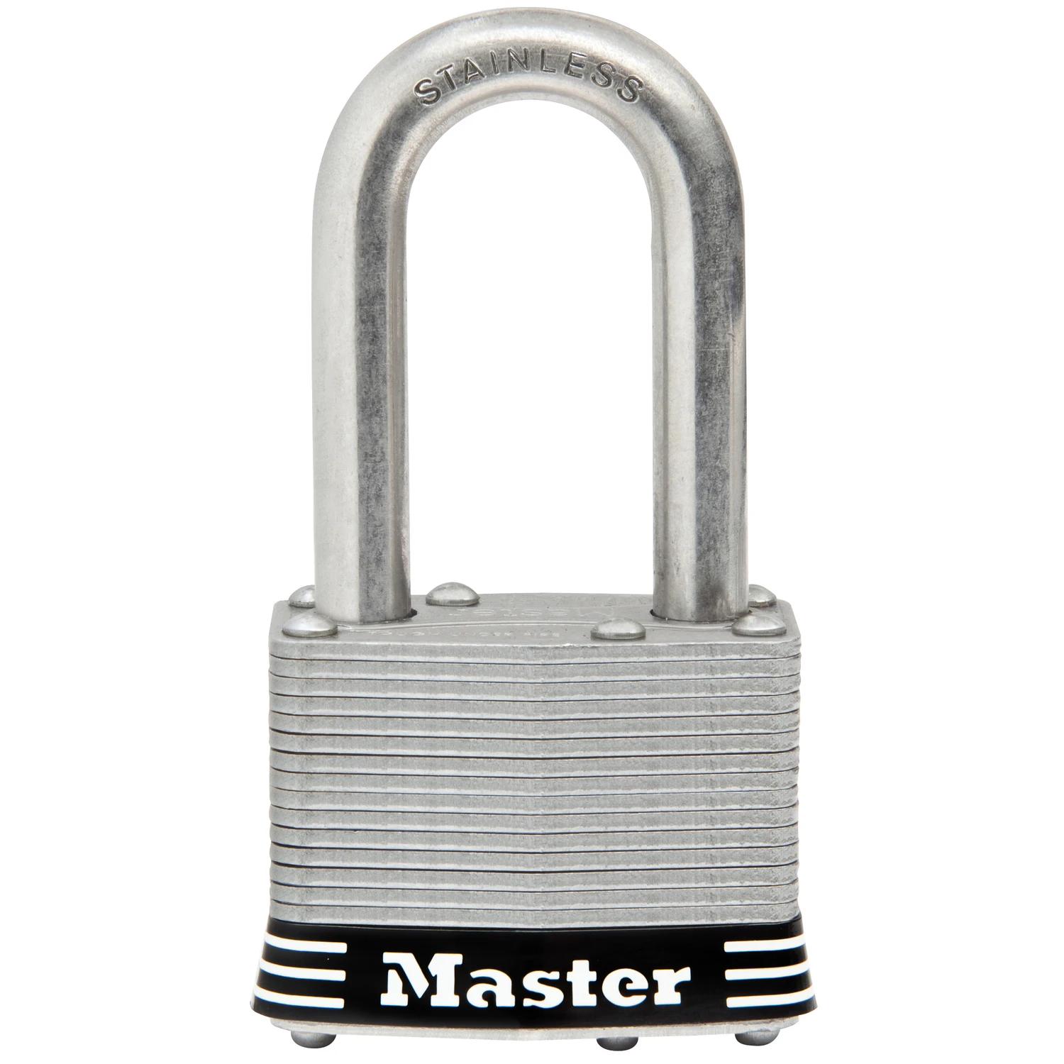 Keyed Laminated Padlock, 1-3/4 In., 1.5-In. Long Shackle