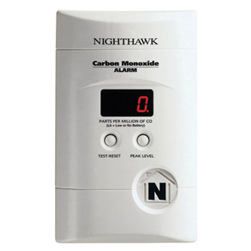 900-0076-05 Plug-in Carbon Monoxide Alarm With Digital Display And Battery Backup