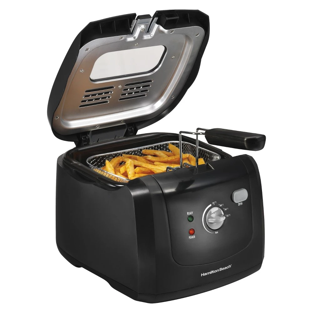 35021 8-cup Immersion Heater Deep Fryer - Black