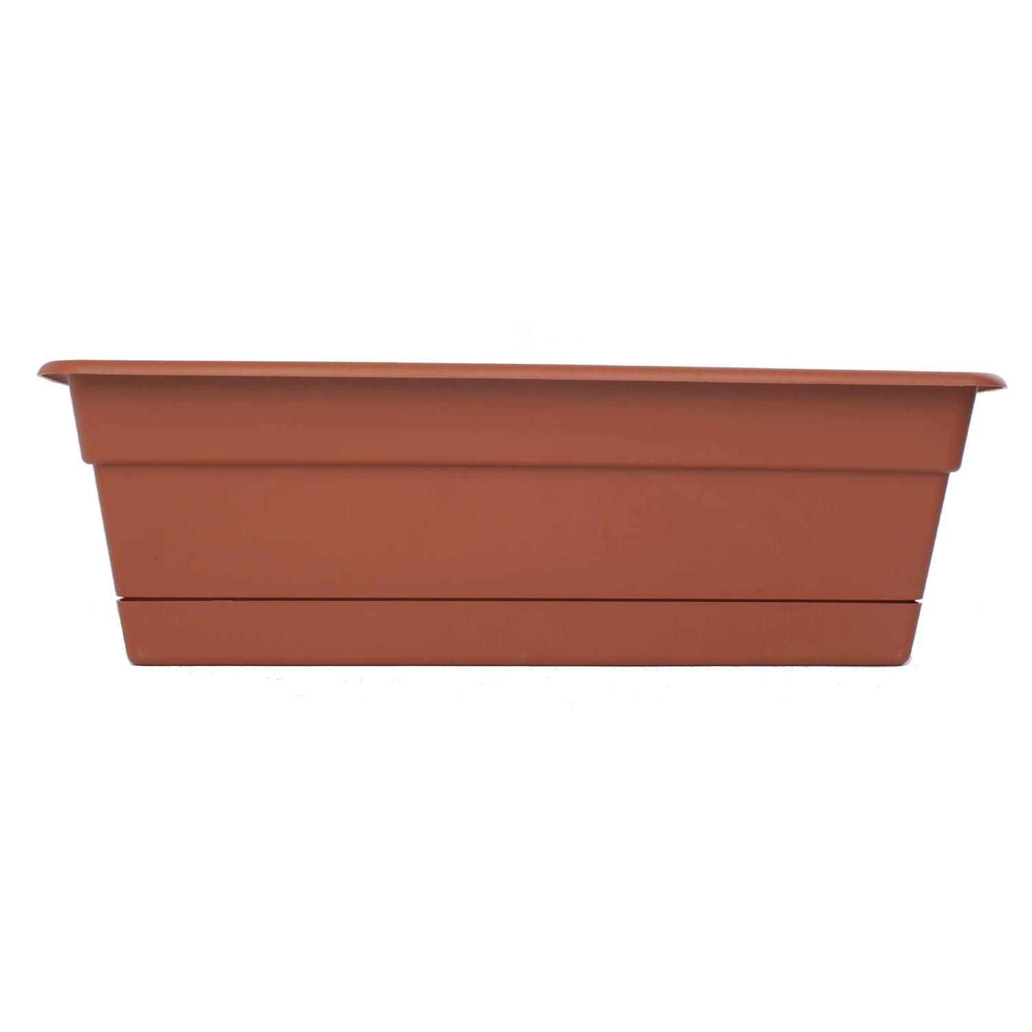 Dcbt18-46 Dura Cotta Rectangular Window Box Planter, 5.75 In H, 18 In W, Terra Cotta