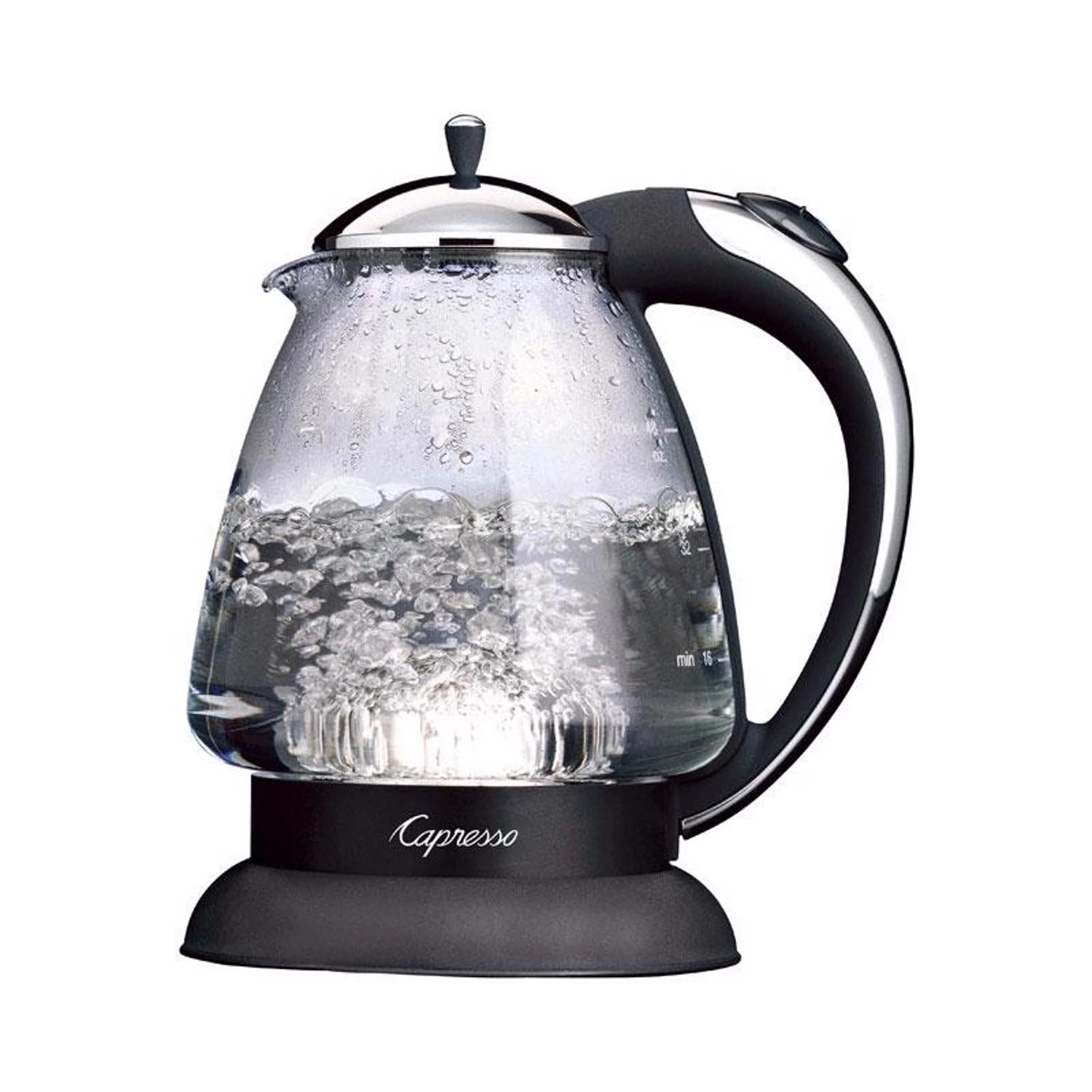H2o Plus 48 Oz Electric Glass Tea Kettle With Heat Resistant Handles