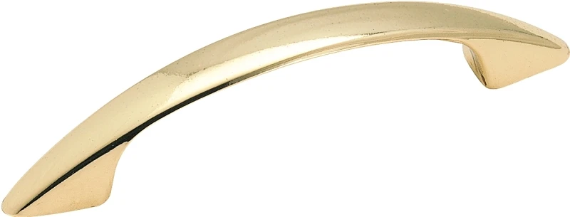 Amerock Arc 3 In. Polished Brass Cabinet Drawer Pull