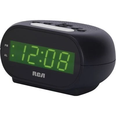 Rcd20 Alarm Clock With 0.7-inch Green Led Display And Nightlight