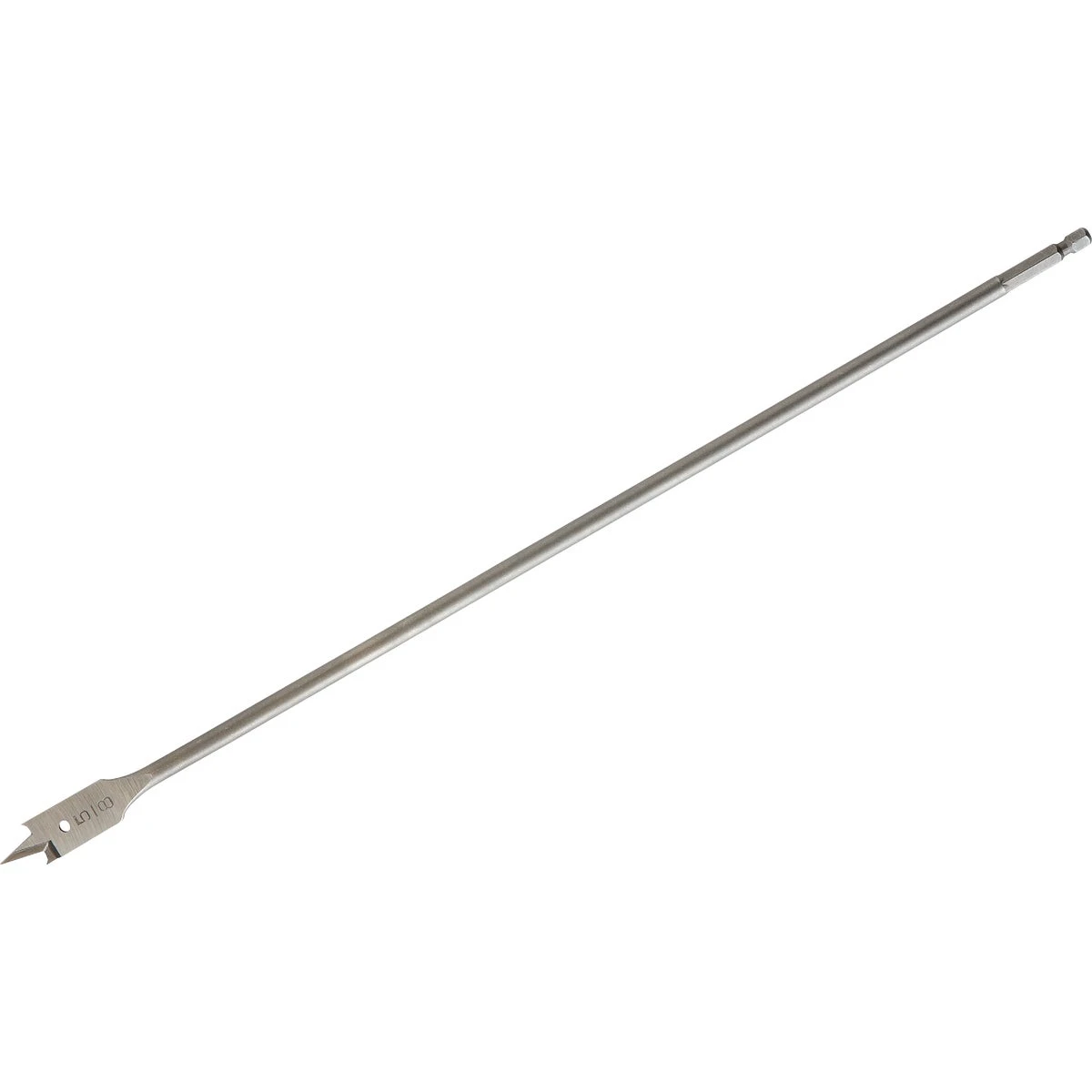 5/8 In. X 16 In. High Carbon Steel Flat Boring Bit With Quick-change Hex Shank