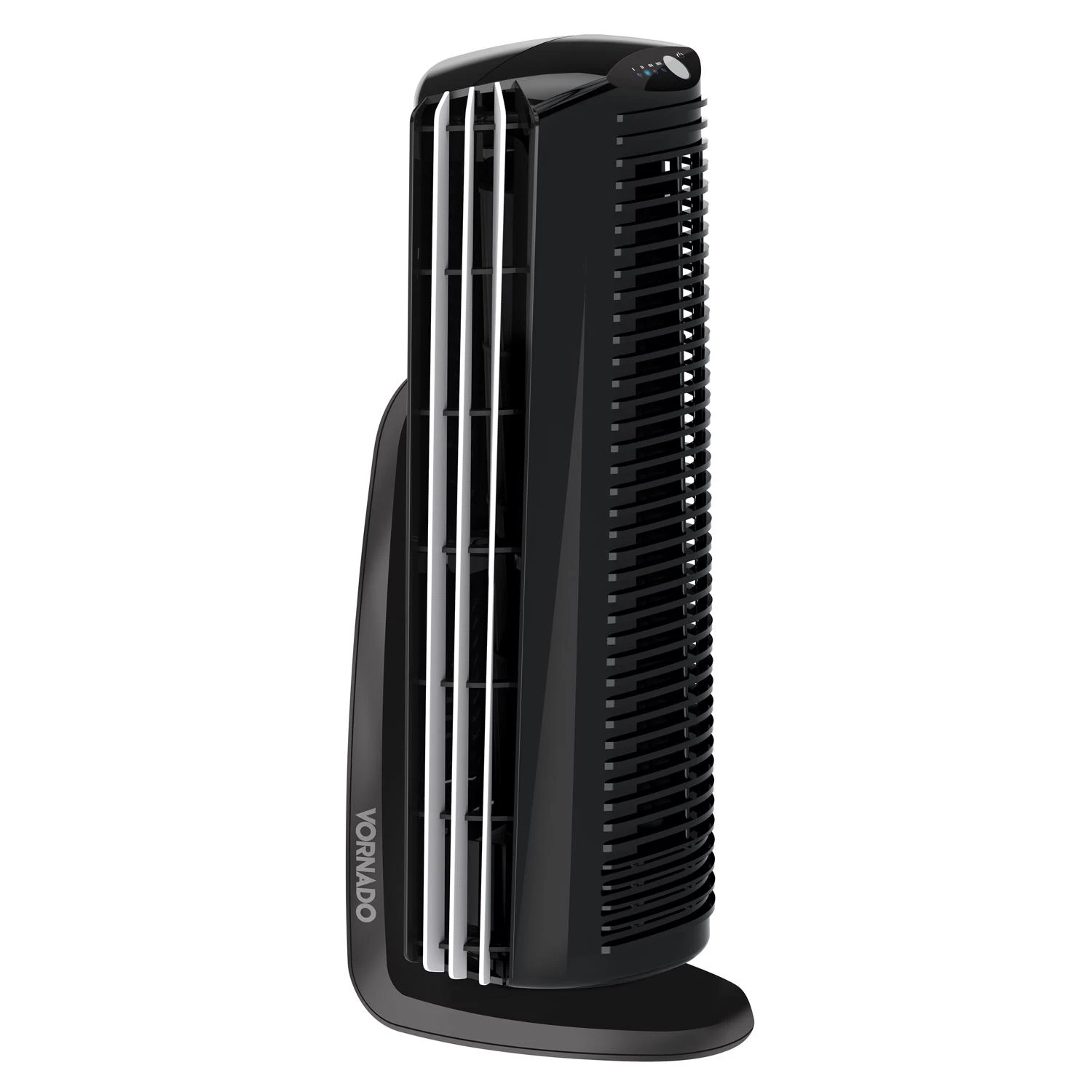 Duo 14.5 In. 4-speed Black Tower Circulator Fan