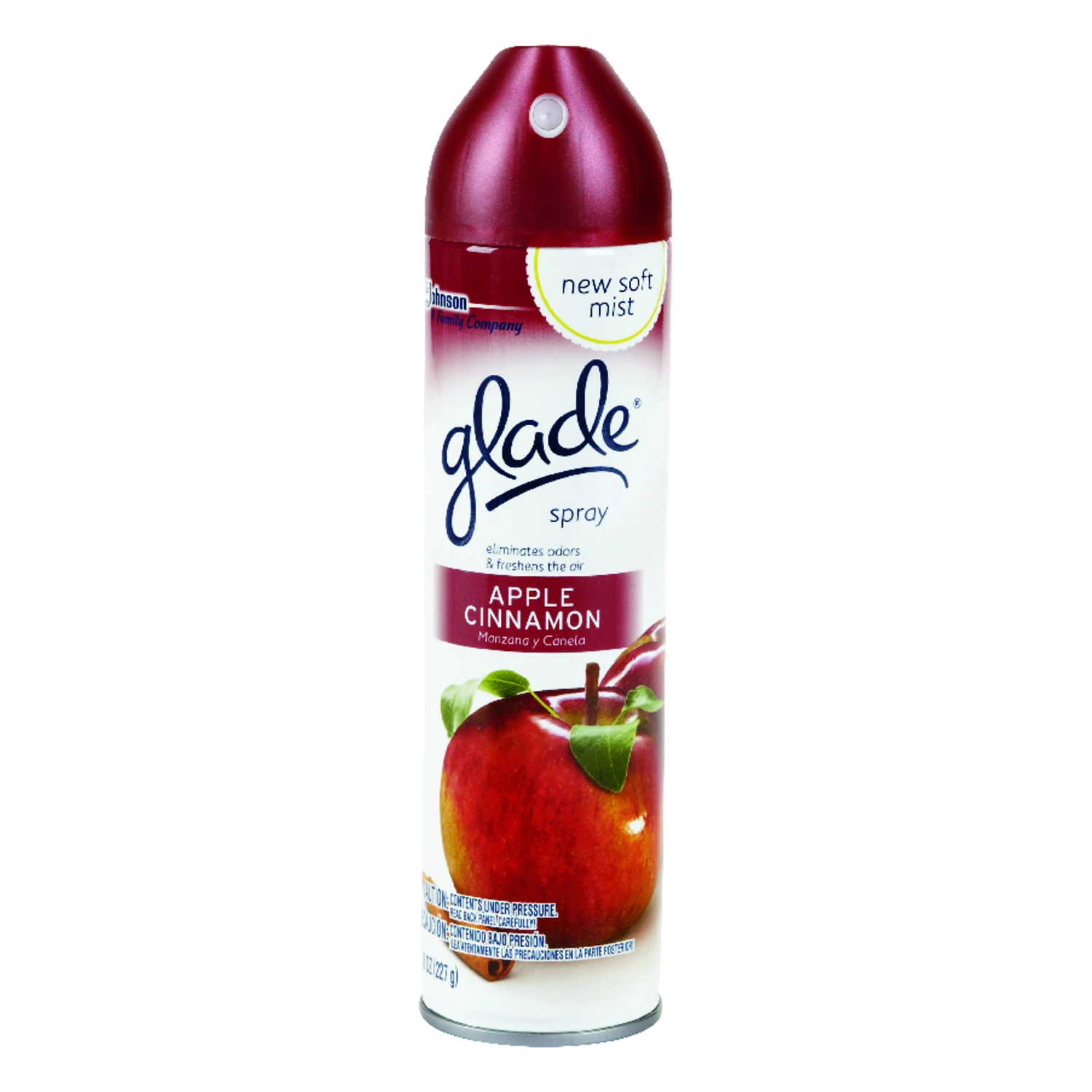 Apple Cinnamon Scent Air Freshener 8 Oz Aerosol - Odor Eliminator