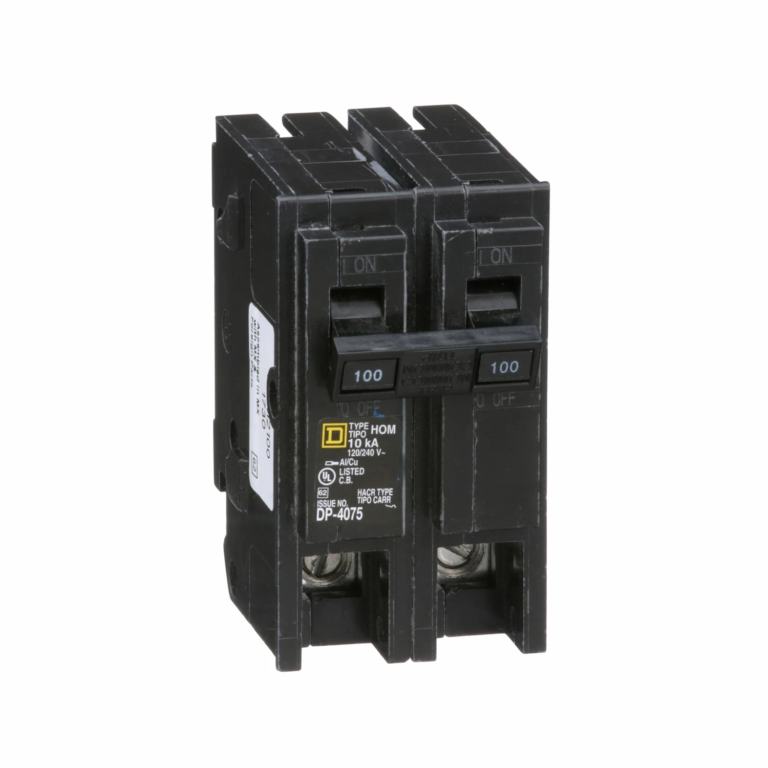 Homeline 100a Double-pole Standard Trip Circuit Breaker Hom2100cp