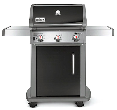 Spirit E-310 3-burner Natural Gas Grill, 32,000 Btu, Black