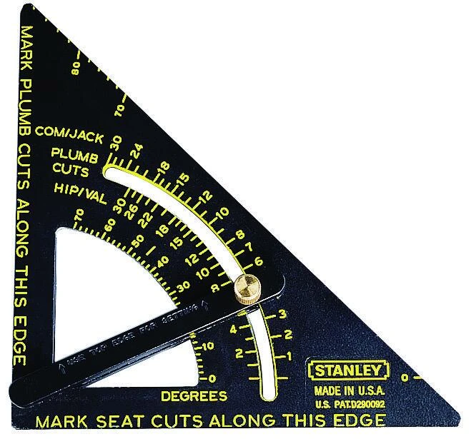 Adjustable Quick Square Layout Tool for Precise Measuring and Marking