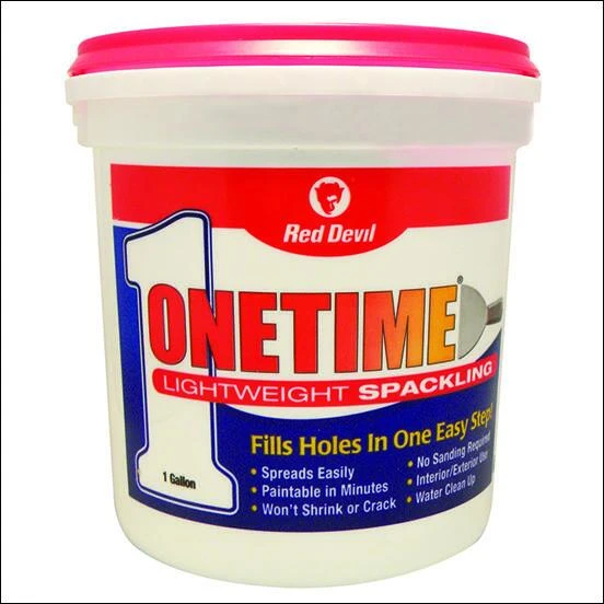 Onetime 1 Gallon Lightweight Acrylic Spackling Compound For Wall Repair