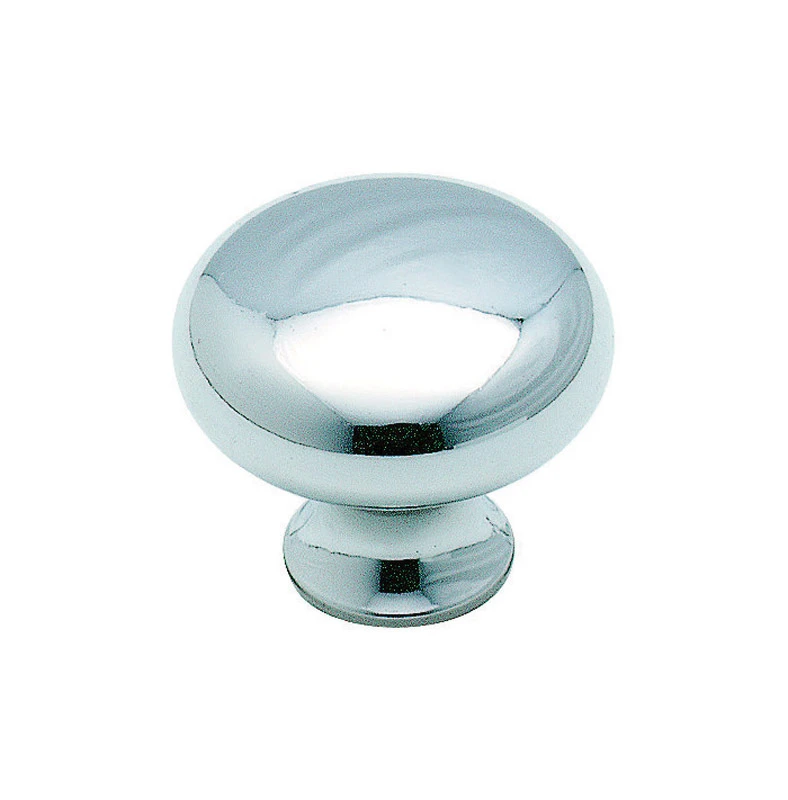 Amerock The Anniversary Collection Round Cabinet Knob 1-3/16 in. Dia. 1 in. Polished Chrome 1 p