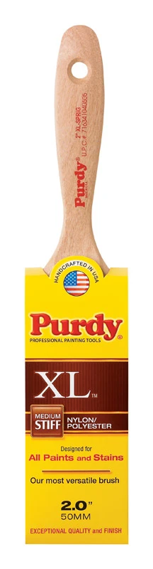 Xl Sprig 2 In. Flat Trim Paint Brush With Beavertail Handle