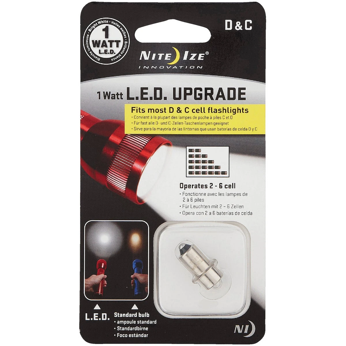 High Power Led Upgrade Kit For C/d Cell Flashlights