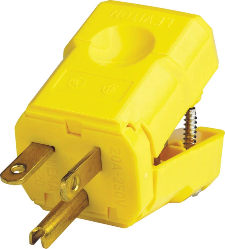 20 Amp 250 Volt 3-wire 2-pole Python Cord Plug - Model 081-05456-0vy
