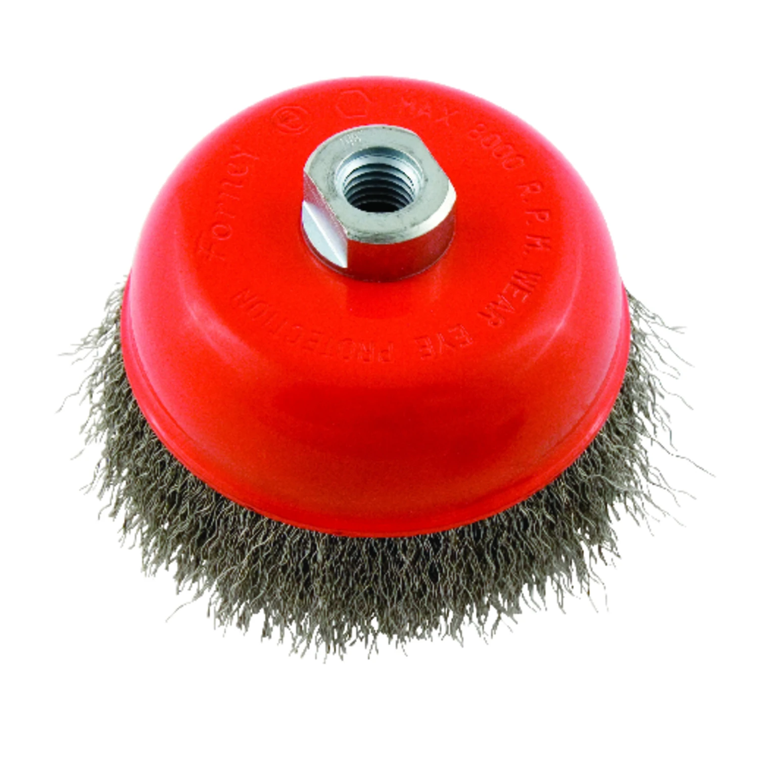 5-Inch Crimped Wire Cup Brush for Heavy-Duty Cleaning and Surface Preparation