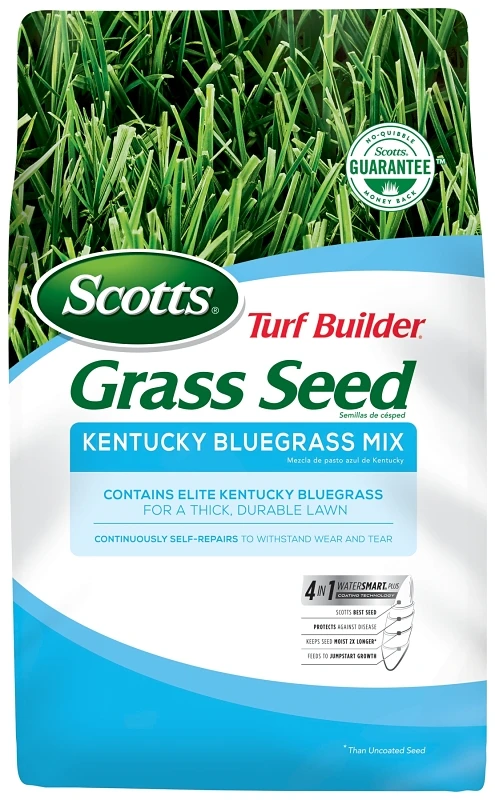 Turf Builder Kentucky Bluegrass Sun/shade Grass Seed 3 Lb - High Traffic & Drought Tolerant