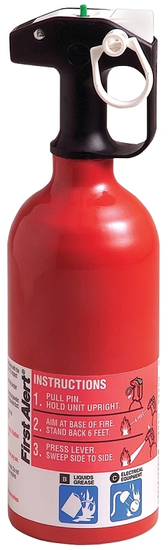 Auto5 5-b:c Fire Extinguisher With Mounting Bracket, 10 Year Warranty