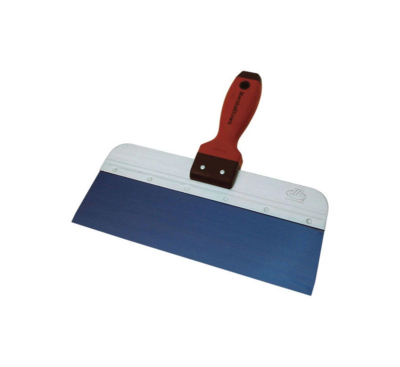 12 In. Blue Steel Taping Knife With Durasoft Handle