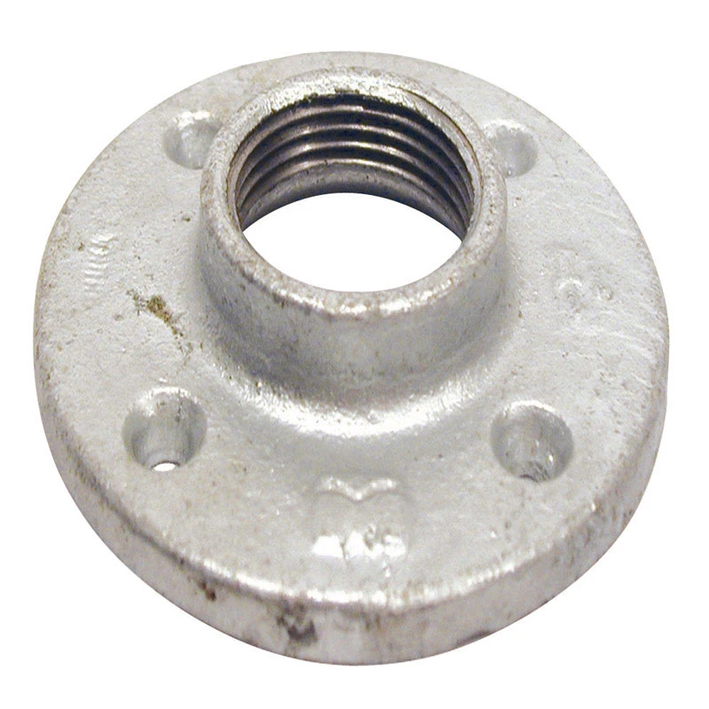 1 Inch Malleable Iron Galvanized Floor Flange - Model 511-605bg