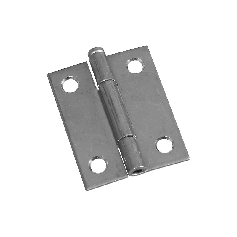 Zinc Hinges, Narrow, Light-Duty, 2-Pk., 2 x 1-9/16 In.