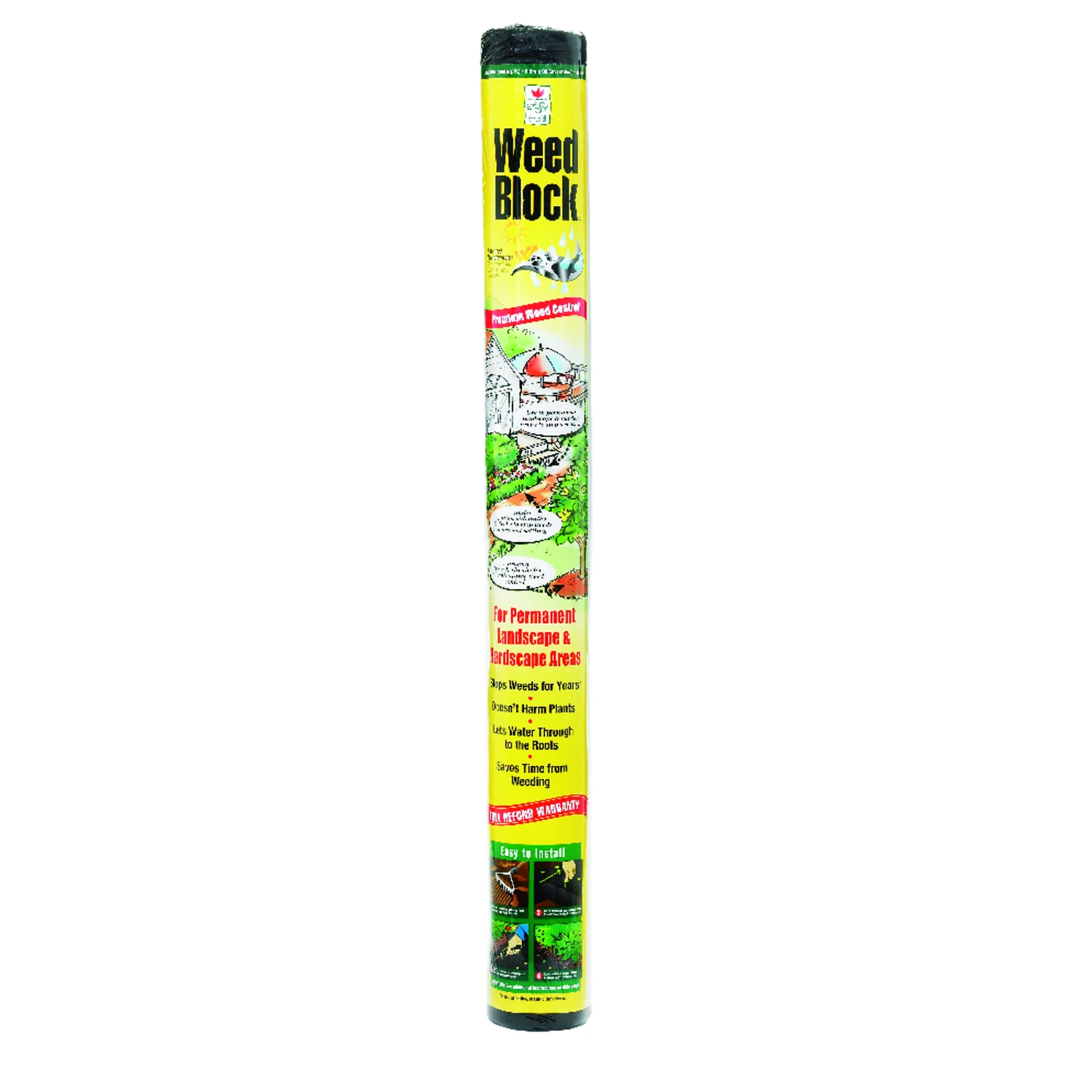 Weed Block 36 In. W X 100 Ft. L Polyethylene Landscape Fabric