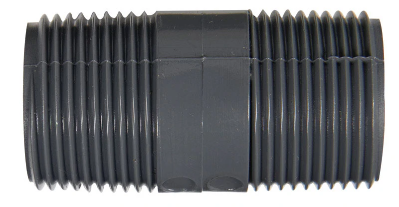 Schedule 80 PVC Pipe Nipple, 3/4 x 2 In.