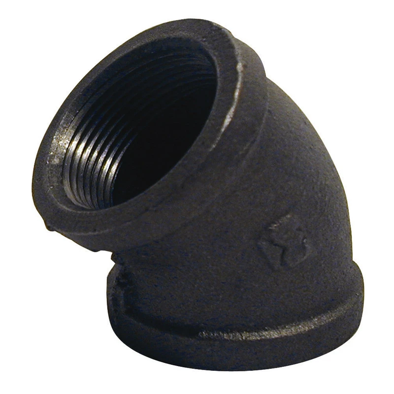 1 In. Black Pipe Pipe 45 Degree Elbow