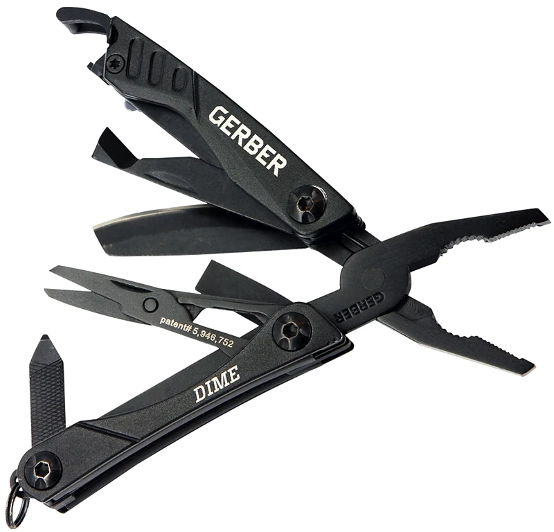 Dime Series 31-001134 Multi-tool, 10-function Keychain Tool
