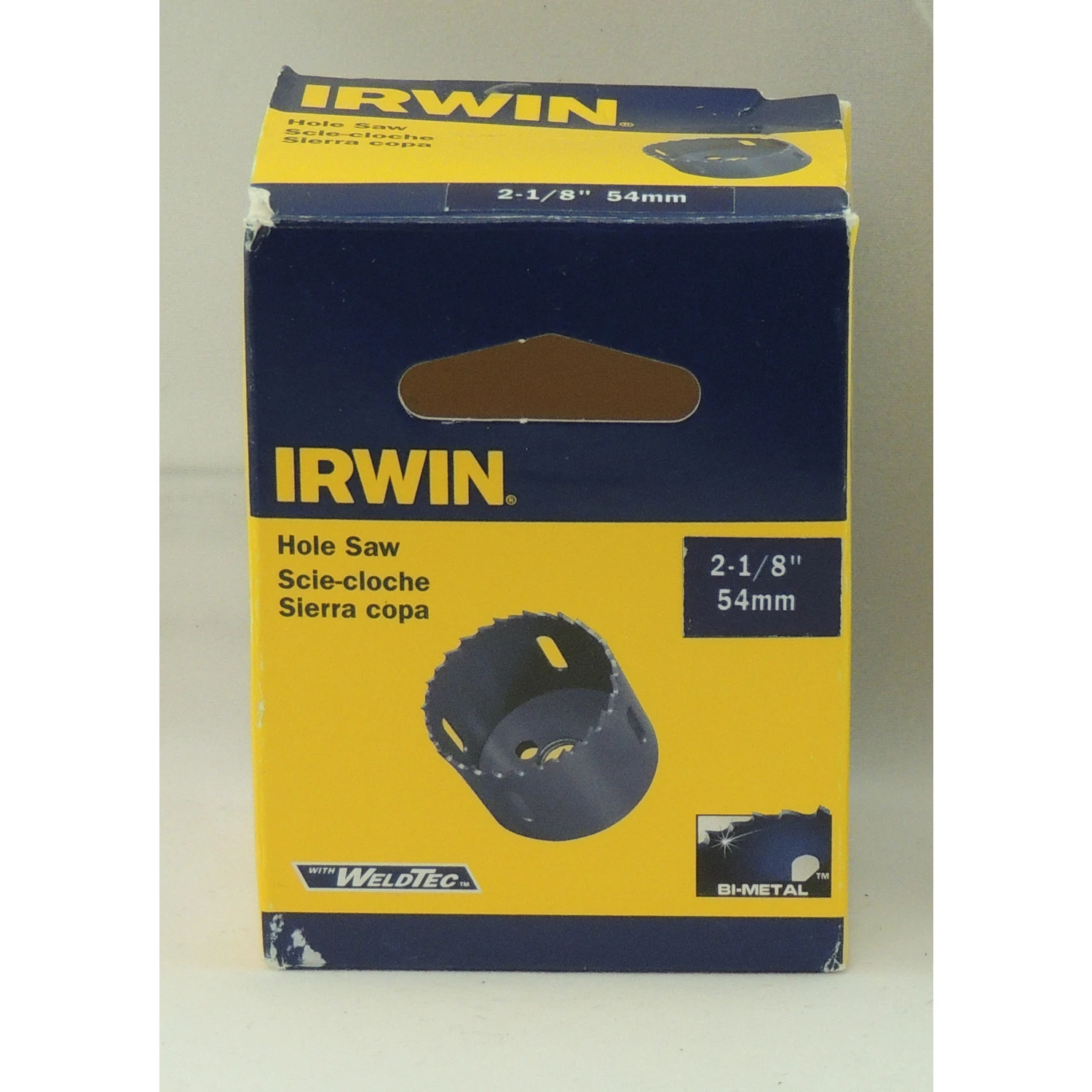 373218bx Bi-metal Hole Saw, 2-1/8 In Diameter, 3/8 In Arbor, 4/6 Tpi