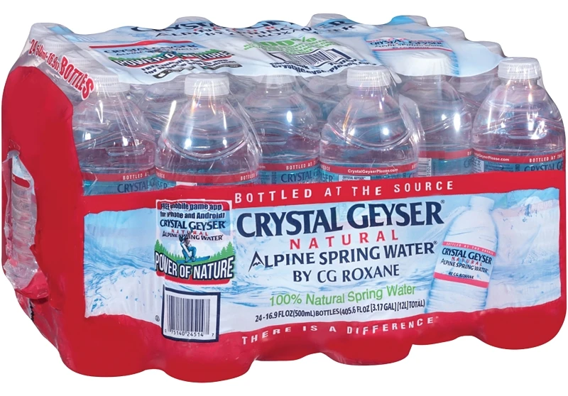 CRYSTAL GEYSER ALPINE 24-Pack 16.9-fl oz Spring Water