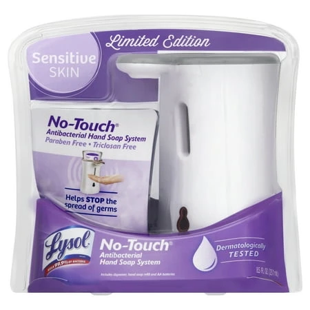 Lysol 8.5oz Antibacterial Aloe Hand Soap Dispenser System With No-touch Technology
