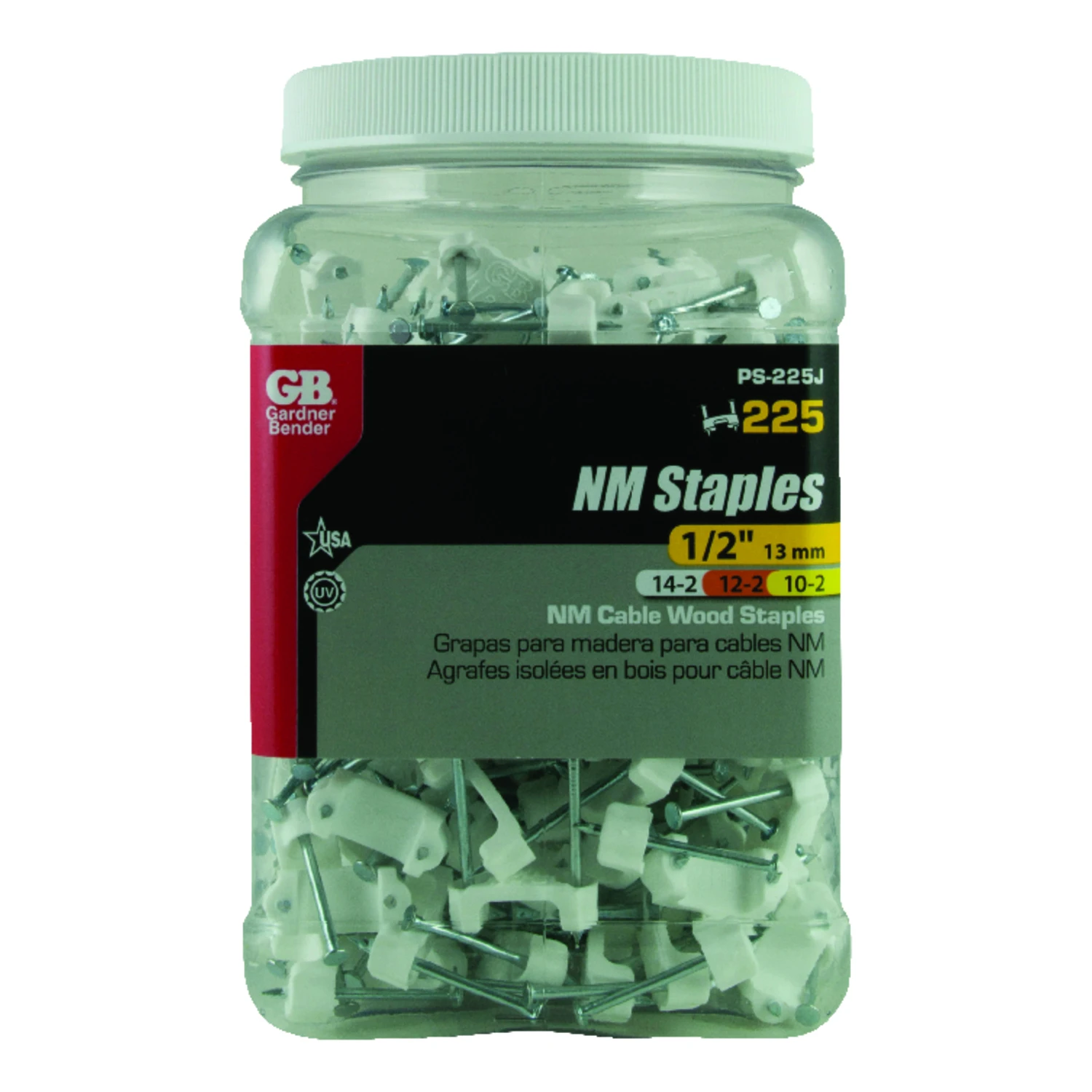 Gardner Bender 1/2 in. W Plastic Insulated Cable Staple 1 pk