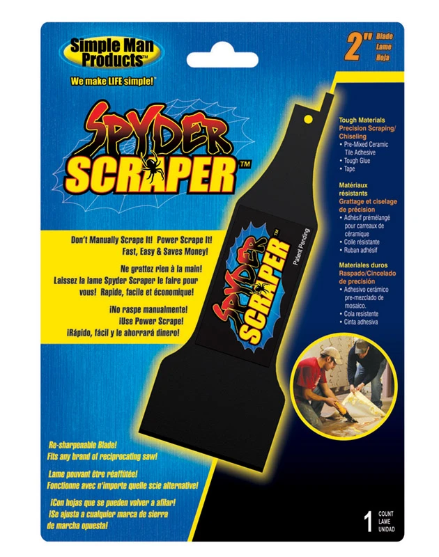 2 In. L Carbon Steel Scraper Blade, Model 00131, 1 Pk, Resharpenable