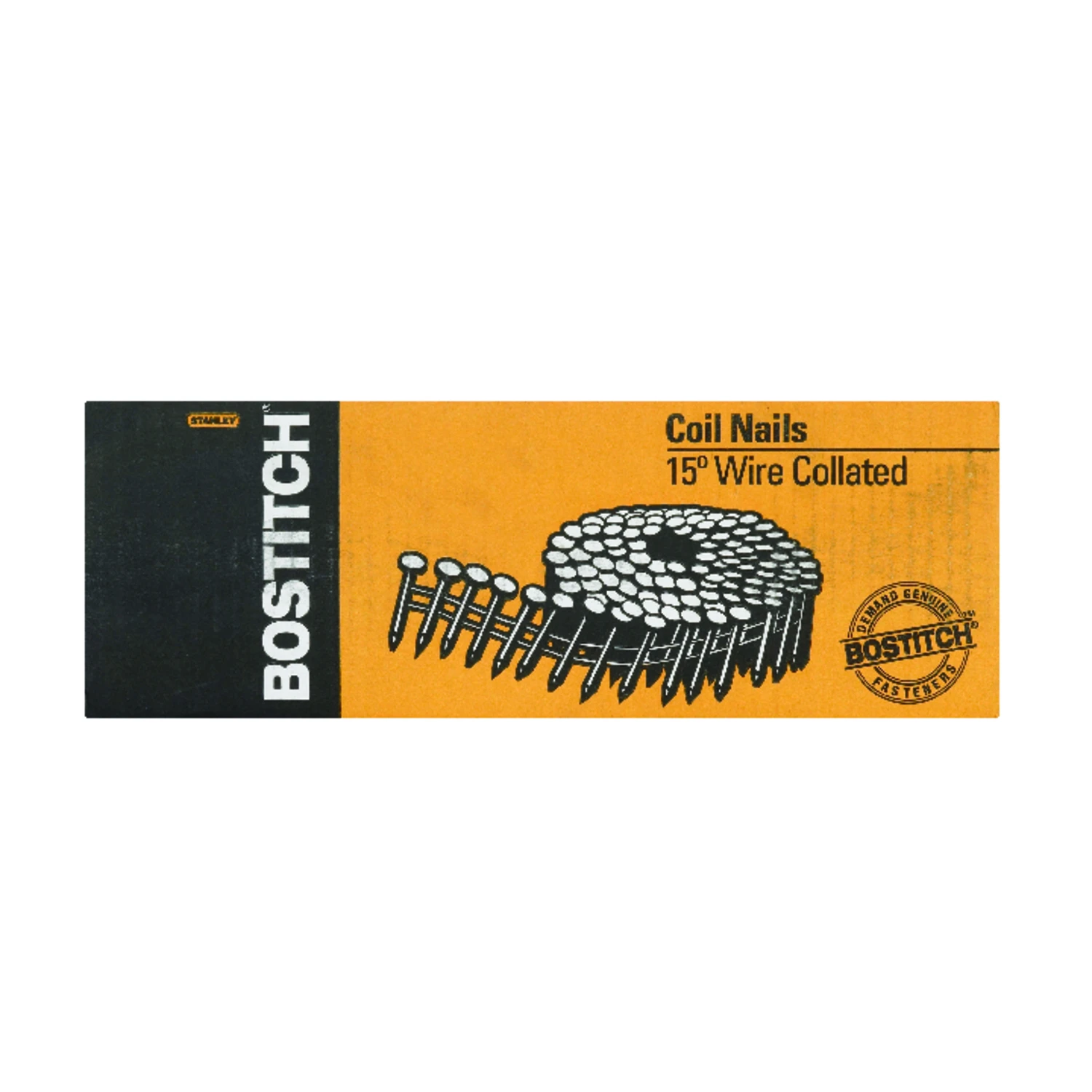 Bostitch 2 in. 11 Ga. Angled Coil Framing Nails 15 deg. Smooth Shank 3600 pk