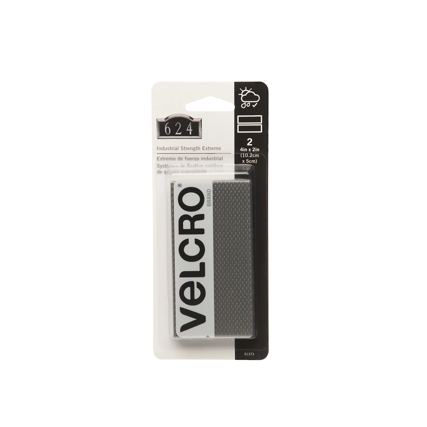 Velcro Brand Hook and Loop Fastener 4 in. L 2 pk Velcro Brand Hook and Loop Fastener 4 in. L 2 pk