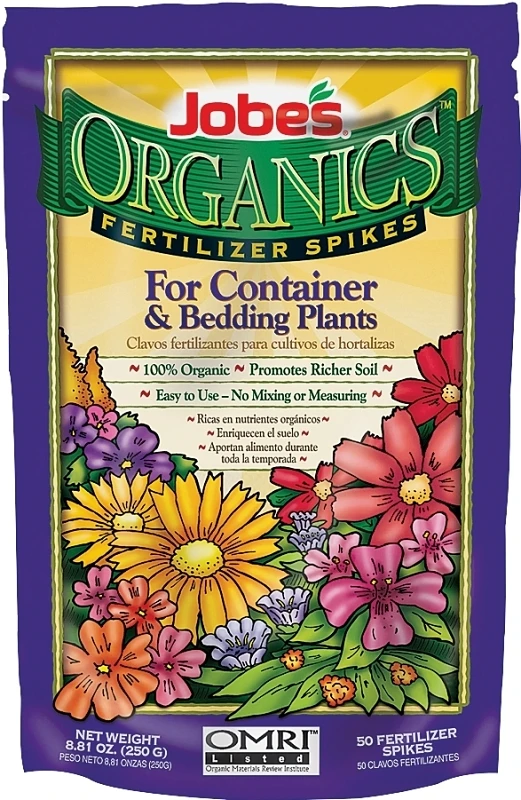 Organic Annual Fertilizer Spikes, 3-5-6, 50-Pk.