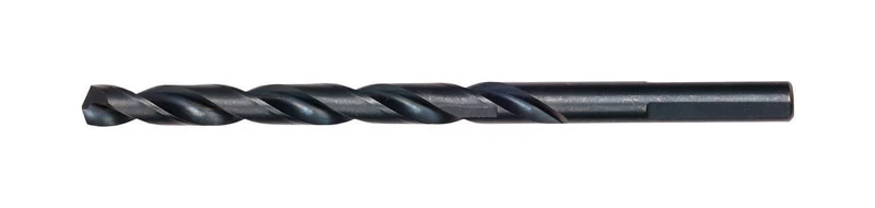 Thunderbolt 1/4 In. Black Oxide Drill Bit, 4 In. Length, 135 Degree Tip