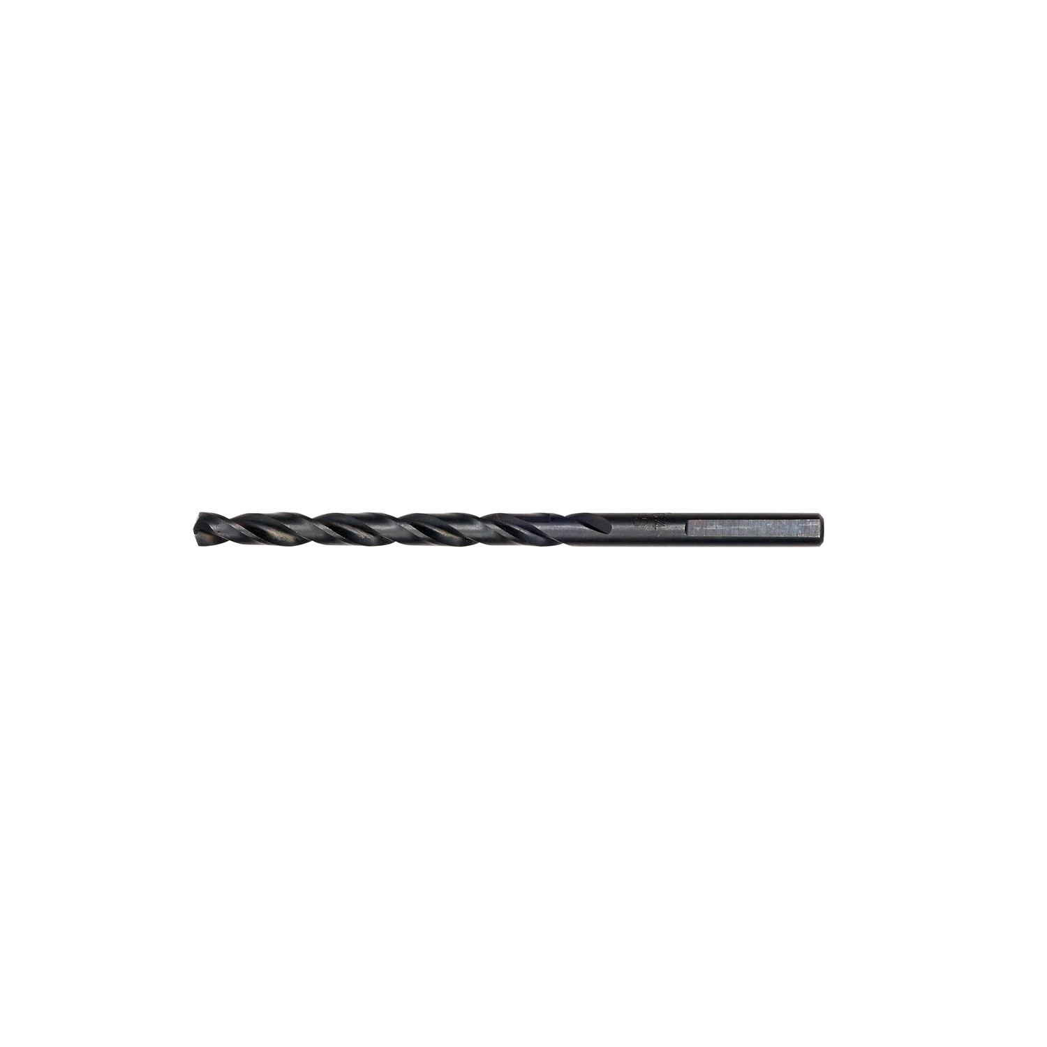 Thunderbolt 13/64 In. Black Oxide Drill Bit, 3-flat Shank, 3-5/8 In. Length