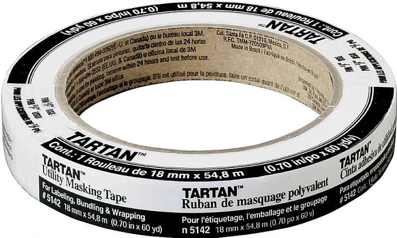 Tartan Utility Masking Tape, 36MM x 55M
