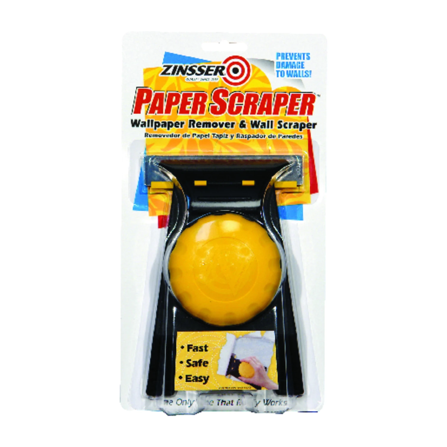 Paper Scraper 4.5 In. Wallcovering Remover Tool With Fixed Angle Blade