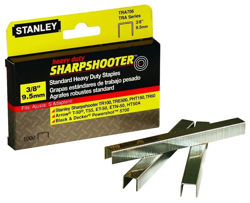 Tra706-5c Heavy-duty Staples, 3/8 In. Leg, 5000-pack, Fits Multiple Models