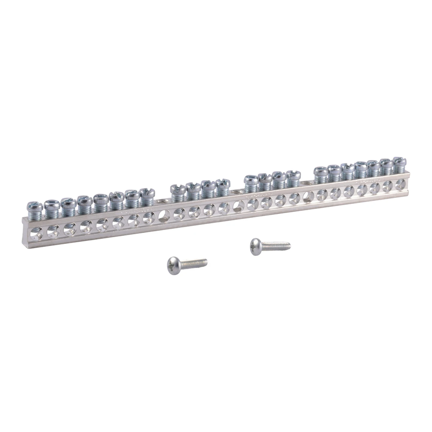 23-terminal Aluminum Ground Bar Kit For Load Centers And Panel Boards
