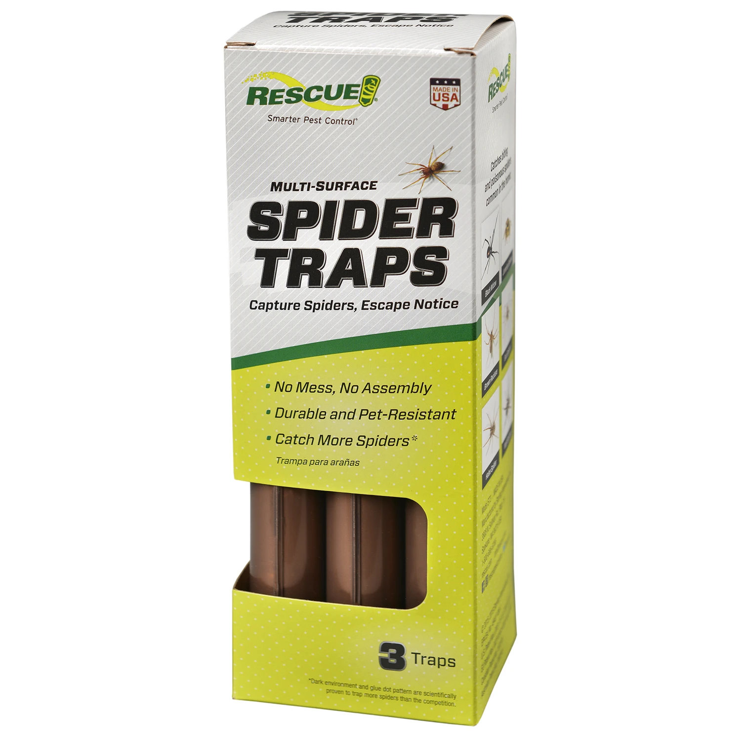 Spider Glue Traps, Double Sides, 3-Pk.