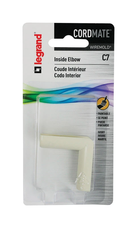 Legrand Cordmate 2 3/4 in. D Plastic Electrical Conduit Elbow For AC, MC and RWFMC Cable 10 pk