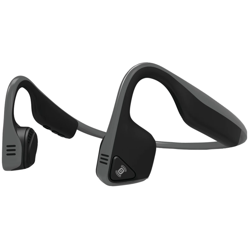 Trekz Titanium Bone-Conduction Bluetooth Stereo Headphones & Microphone, Gray