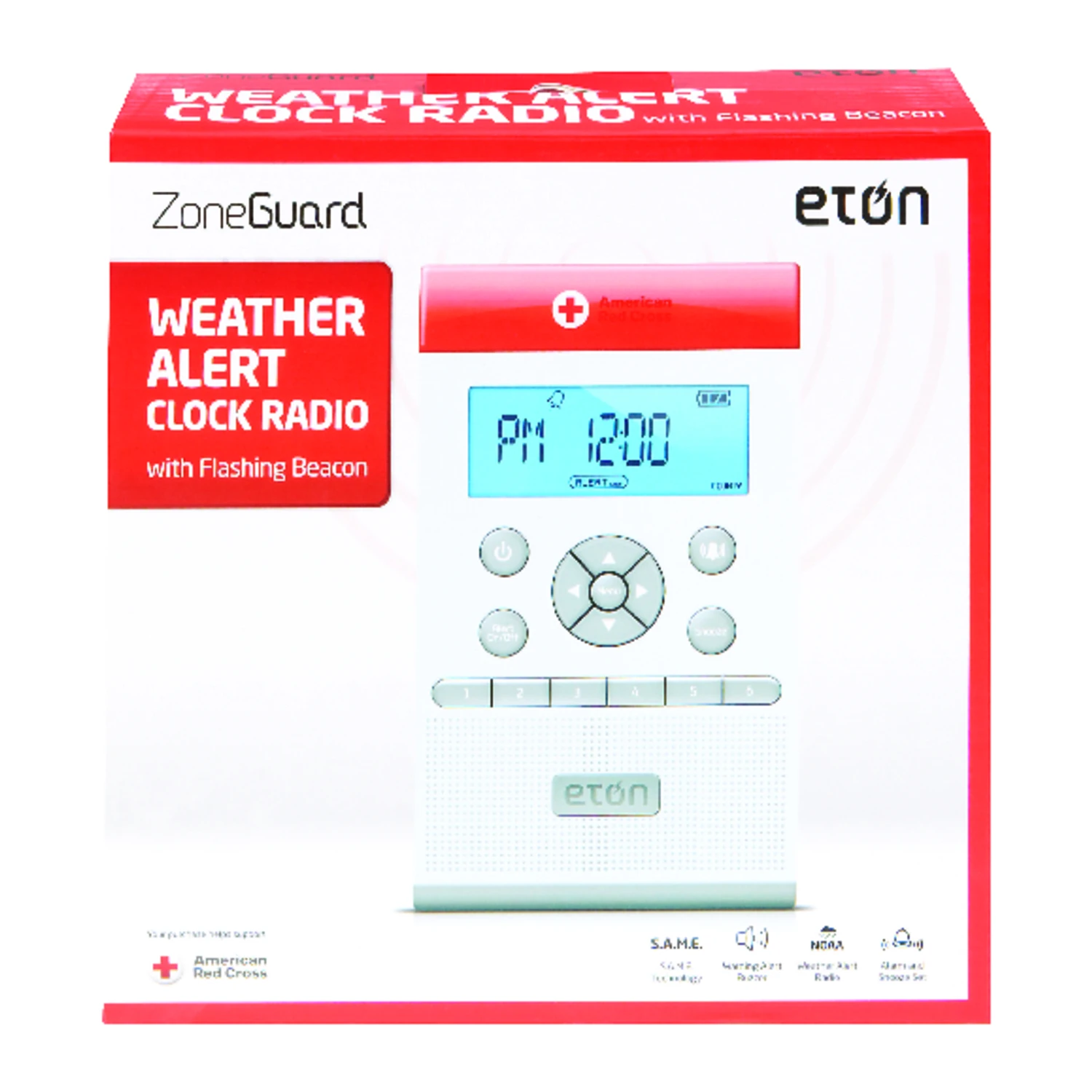 Arczg100w Zoneguard Advanced Weather Alert Clock Radio With S.a.m.e. Technology